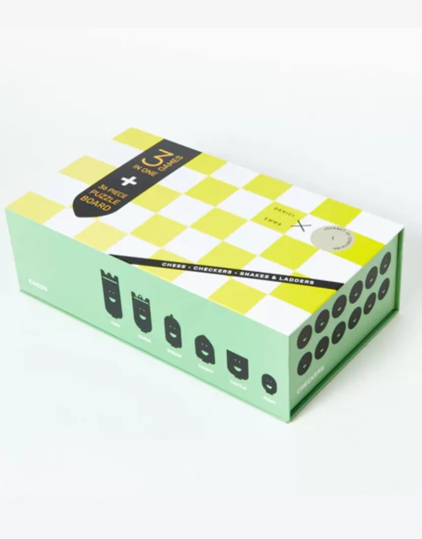 3-In-1 Game Set - Chess|Checkers|Snakes & Ladders