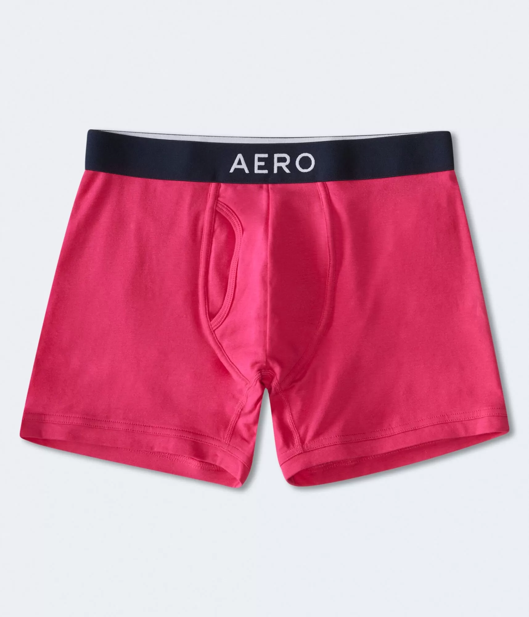 Aeropostale Mens' Logo Knit Boxer Briefs - Pink - Size XS - Cotton - Teen Fashion & Clothing Pink Flambe