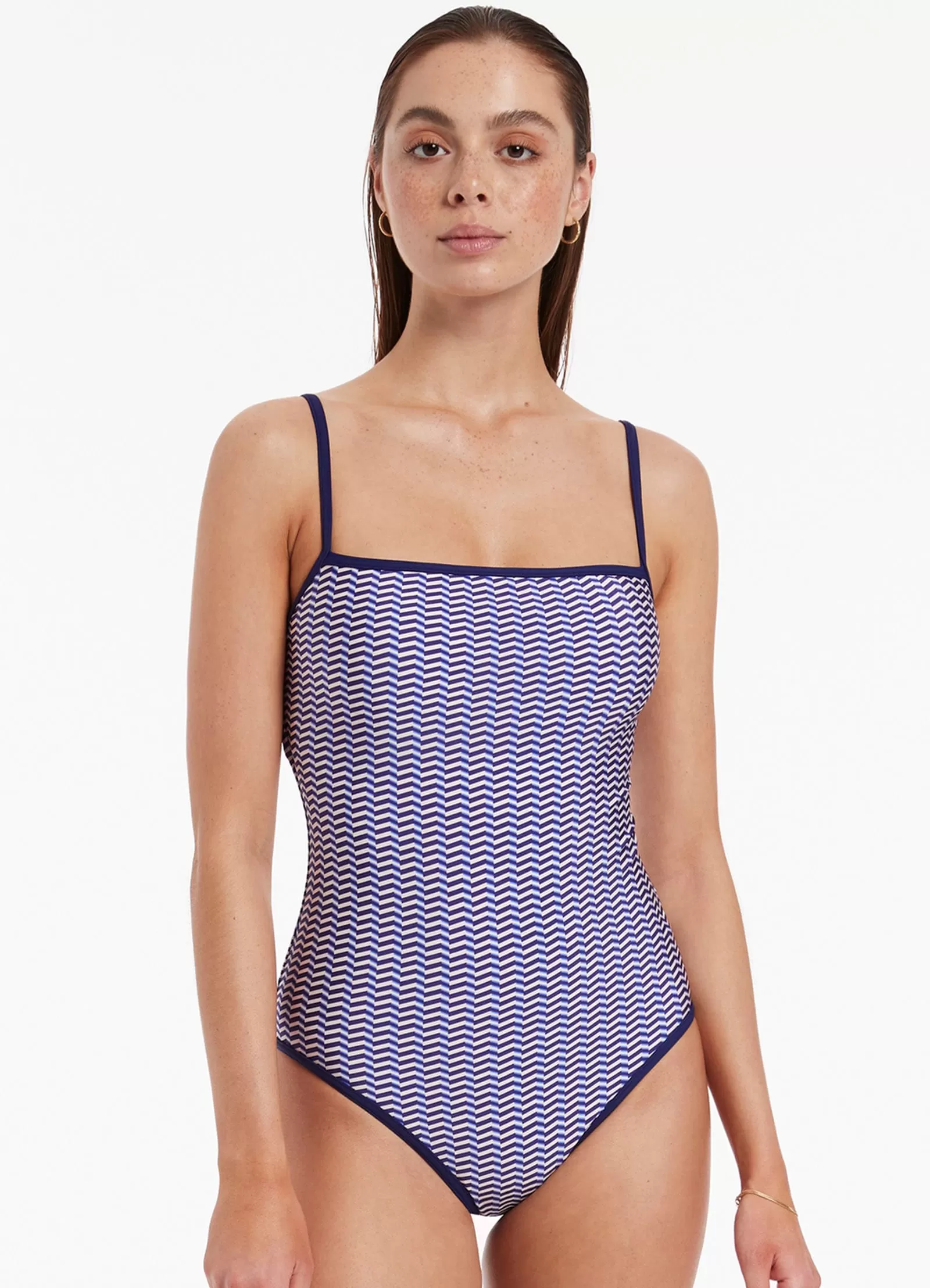 Amoudi Minimal Tank One Piece - Sapphire