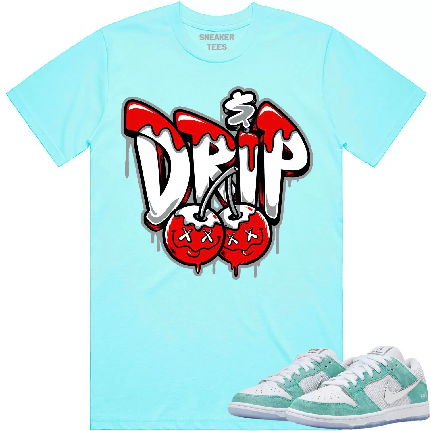 April Dunks Shirt to Match - RED MONEY DRIP