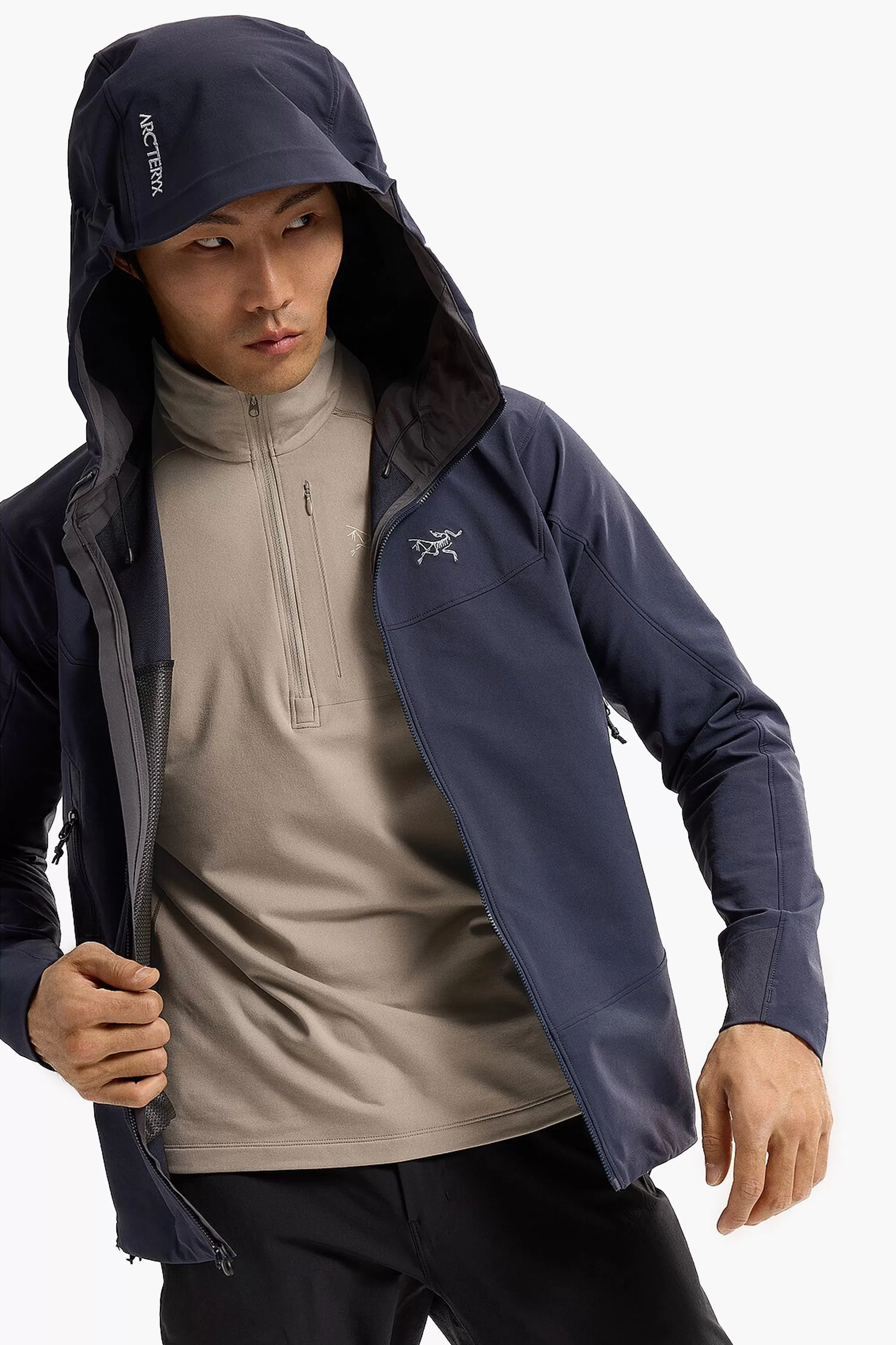 Arc'teryx Men's Gamma Hoody in Black Sapphire