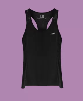 B-Confident Recycled Sports Vest Black