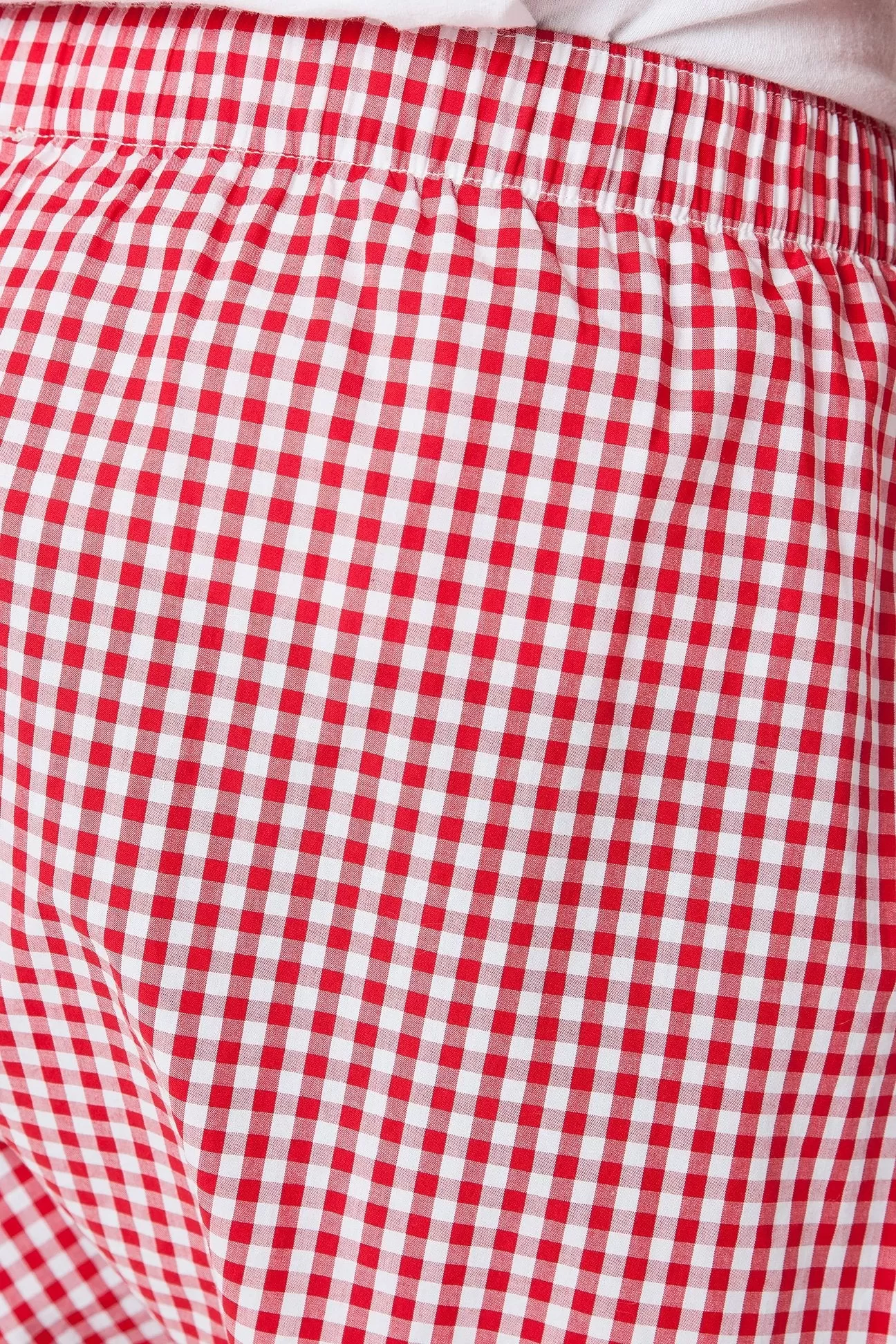 Barefoot Boxer Red Gingham