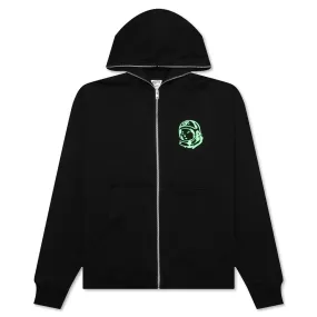 BB Helmet Zip Hoodie - Black