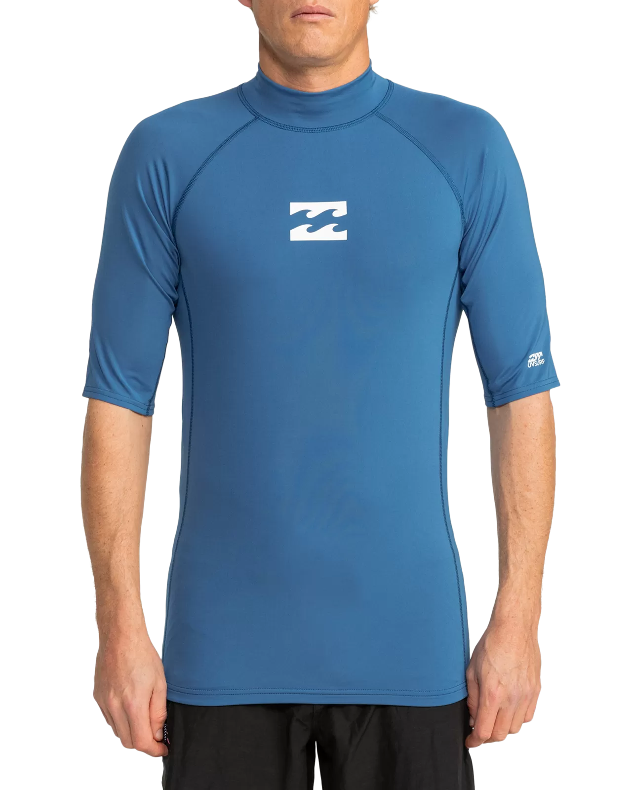 Billabong Mens Waves All Day Short Sleeve Swim Swimming Rash Vest