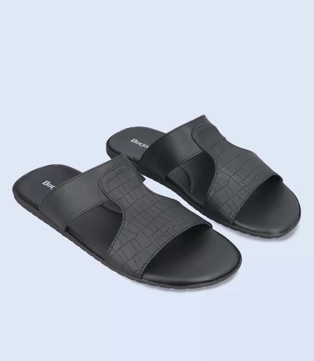 BM5635-BLACK-Men Casual Slipper