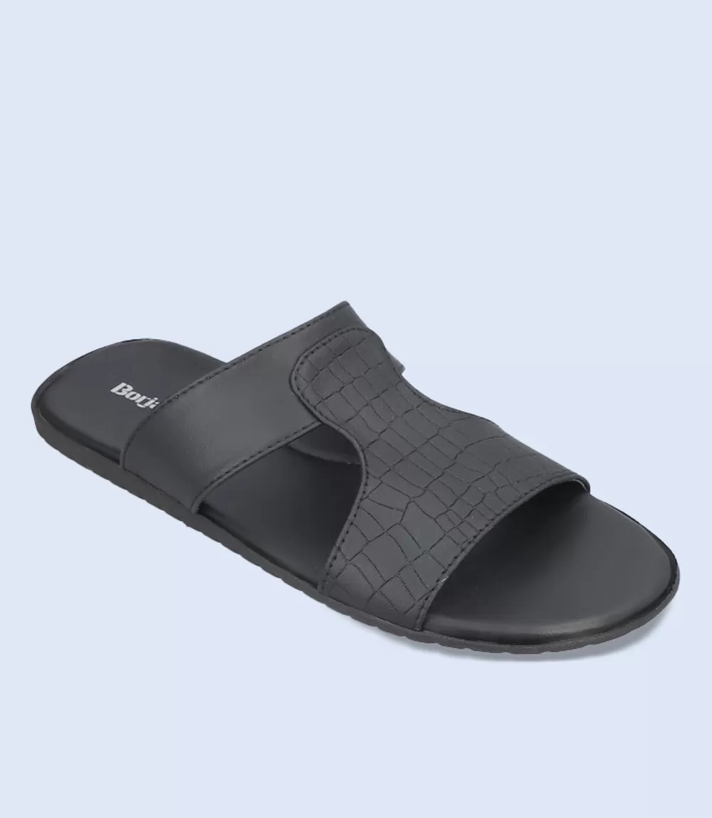 BM5635-BLACK-Men Casual Slipper