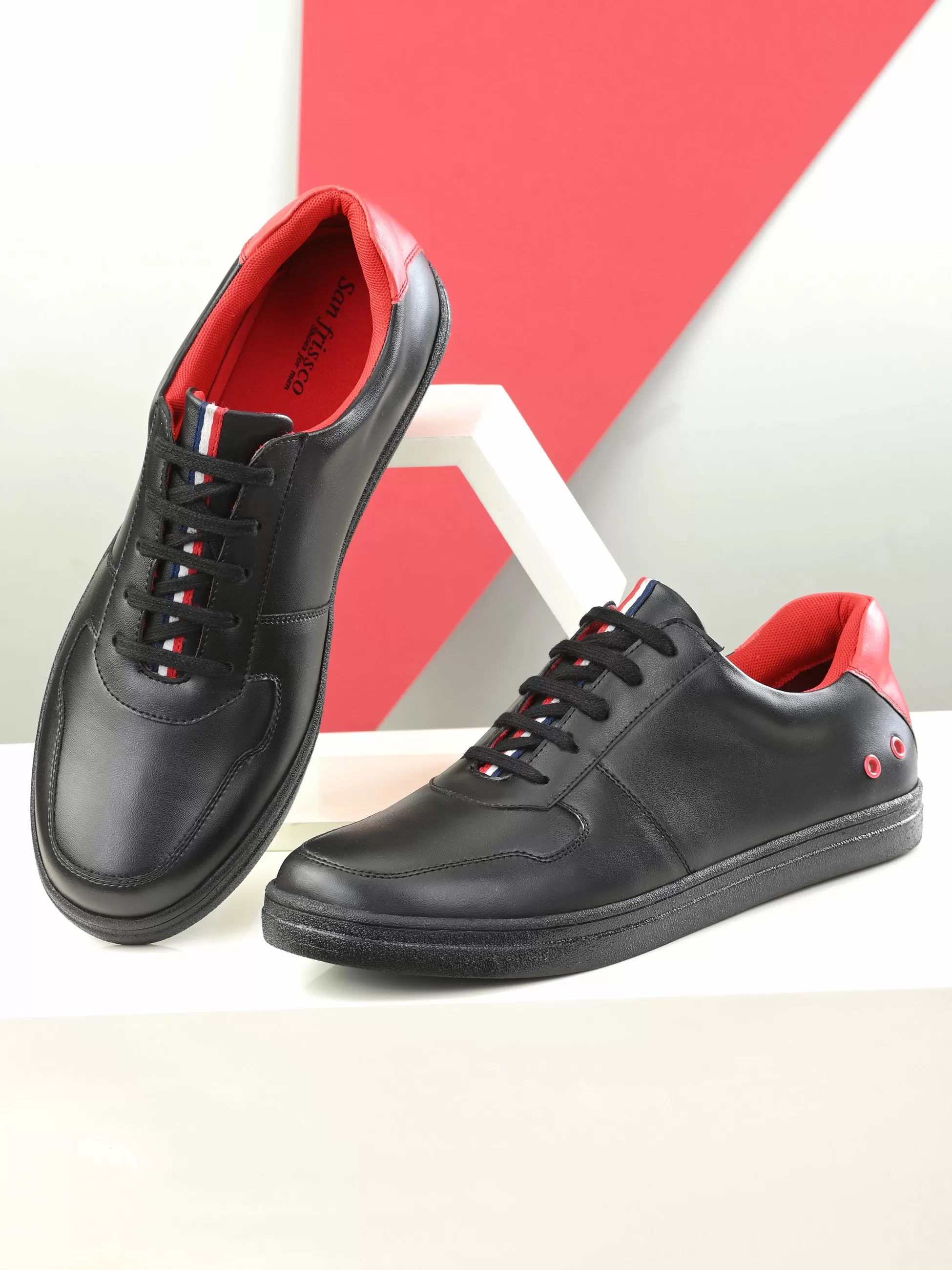 Cairo Black Casual Sneakers