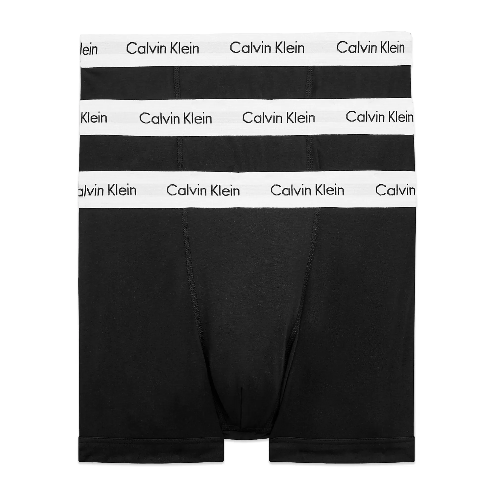 Calvin Klein Cotton Stretch Trunks - Black