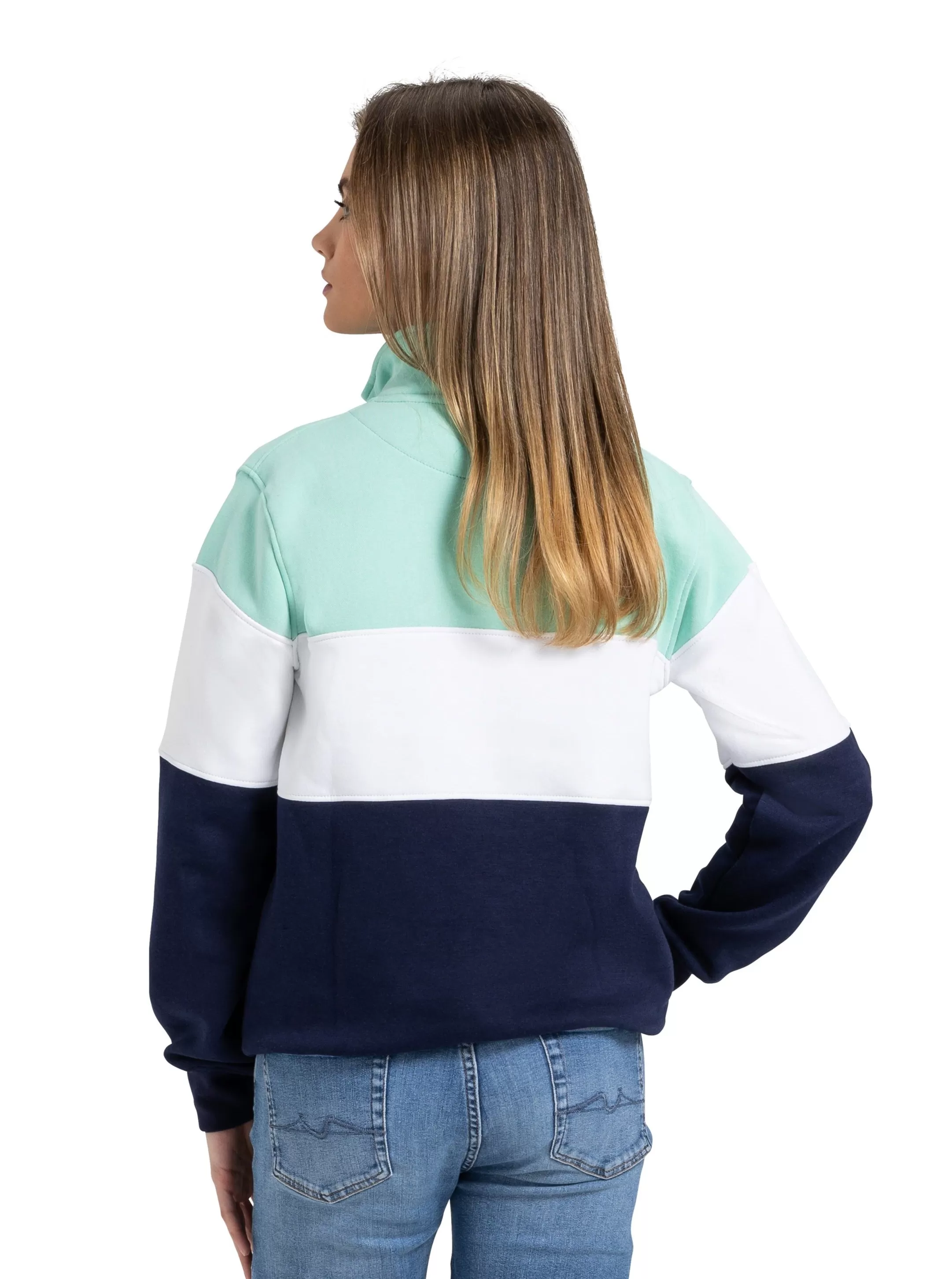 Cirencester Unisex Quarter Zip - Mint