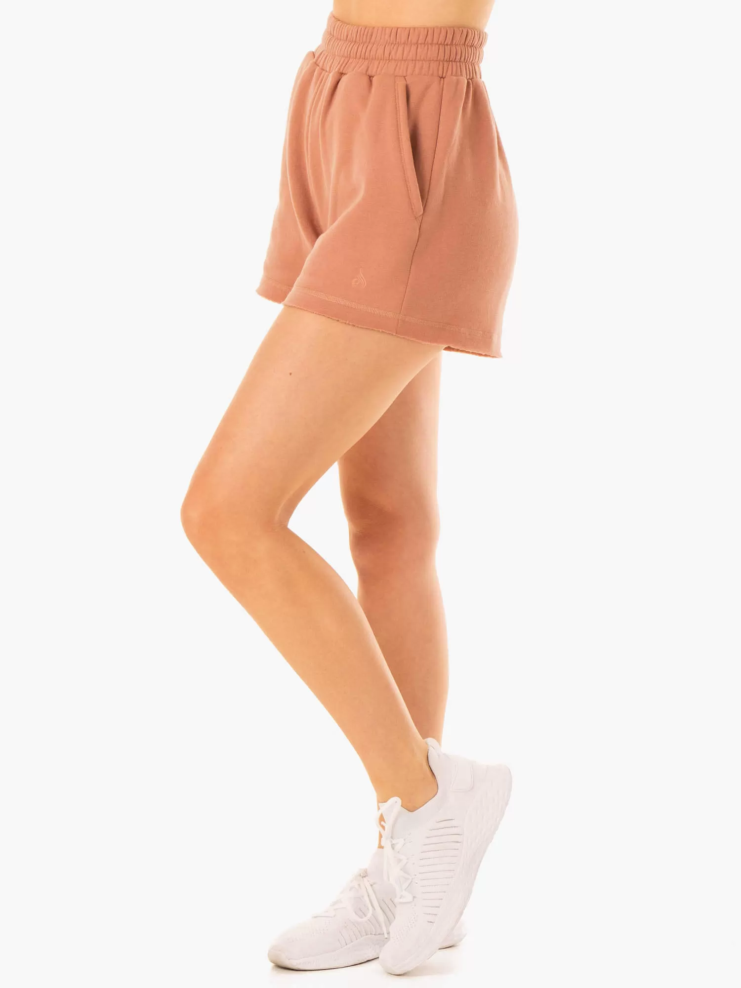 Elevate Track Short - Rosewood Pink