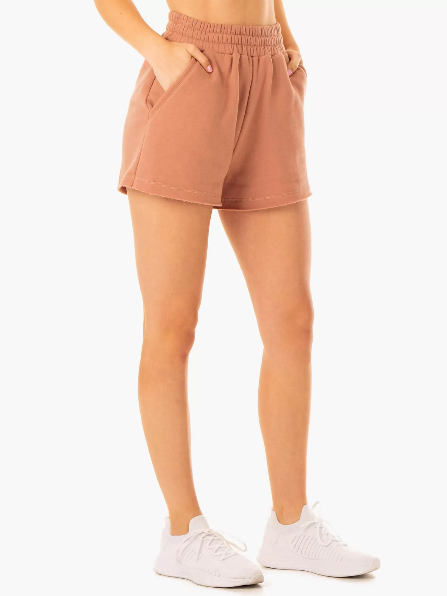 Elevate Track Short - Rosewood Pink