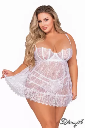 Eyelash Lace Babydoll