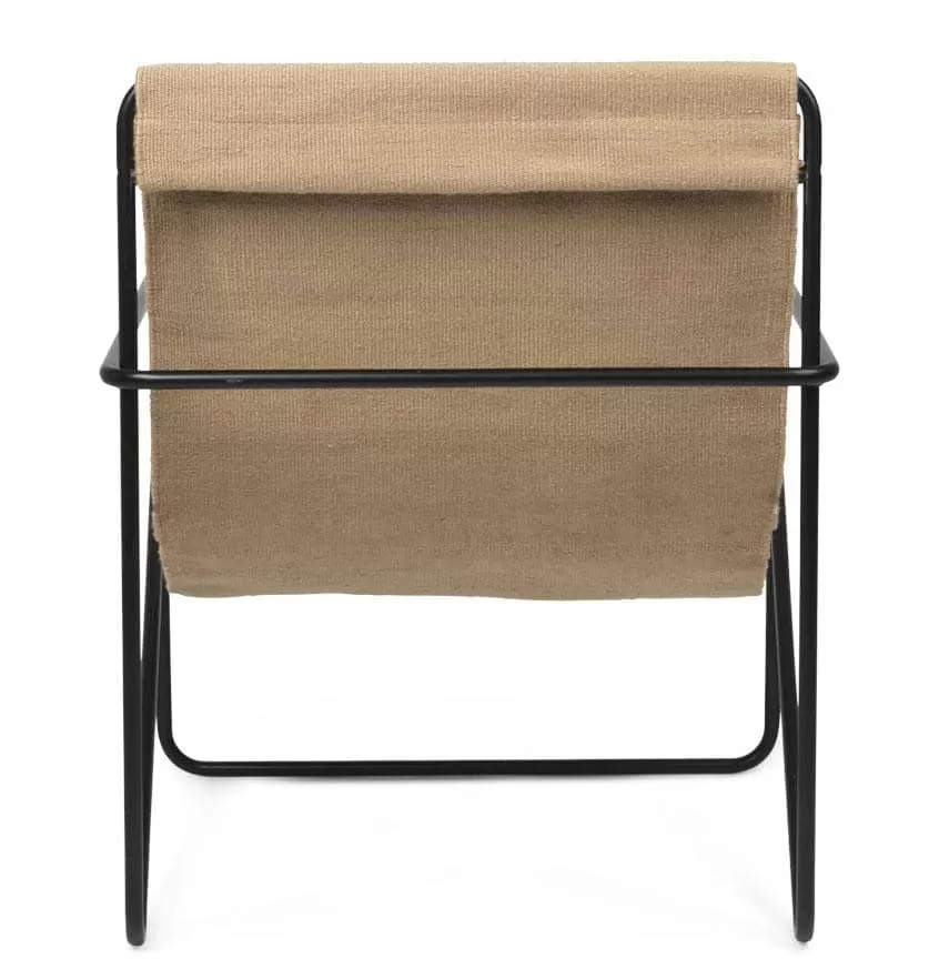 Ferm Living Desert Lounge Chair – Black/Solid Cashmere