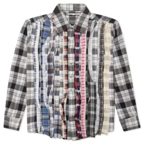 Flannel Shirt Ribbon Shirt - Assorted