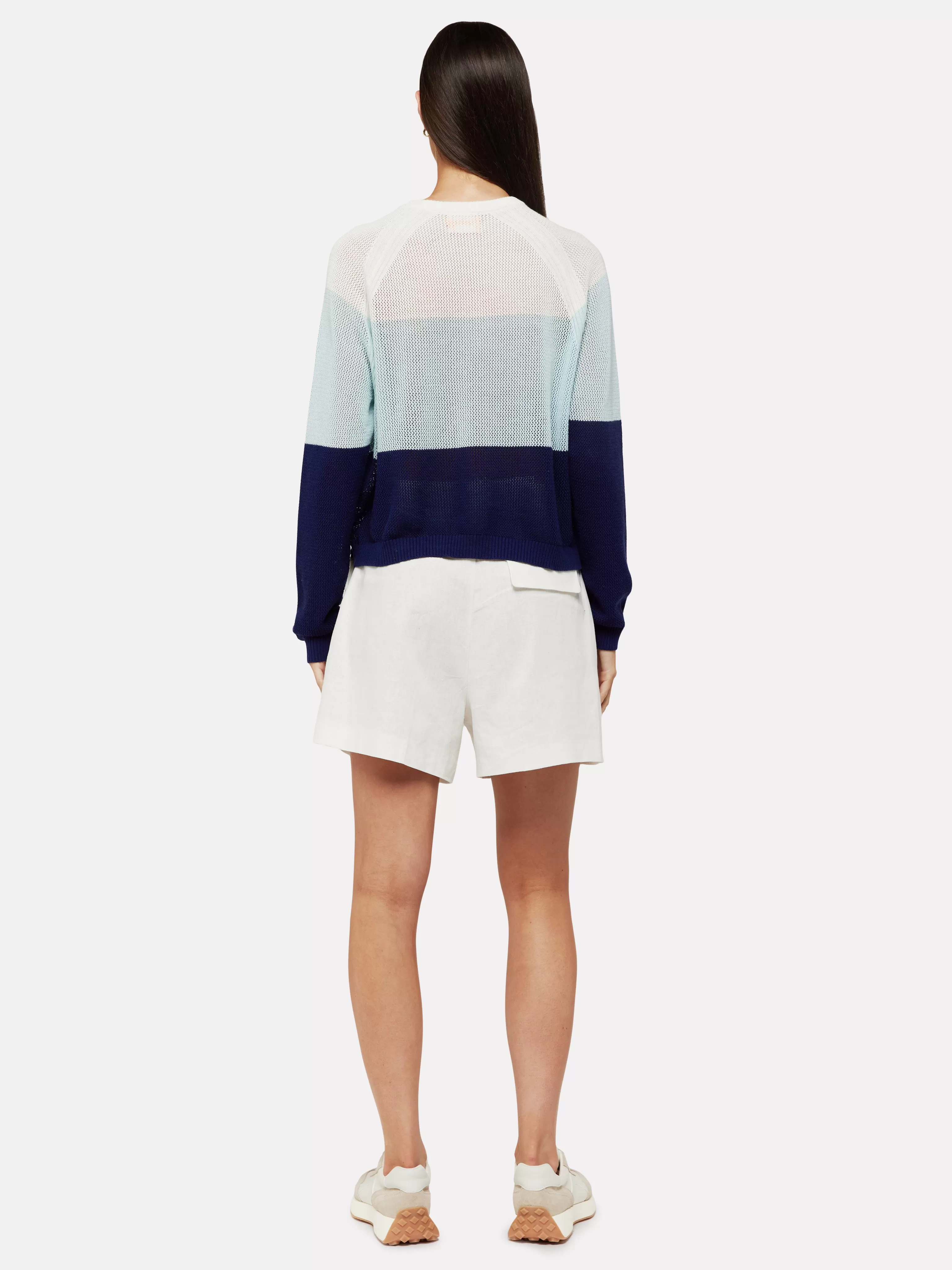 HALLE OPEN STITCH SWEATER - BRODIE