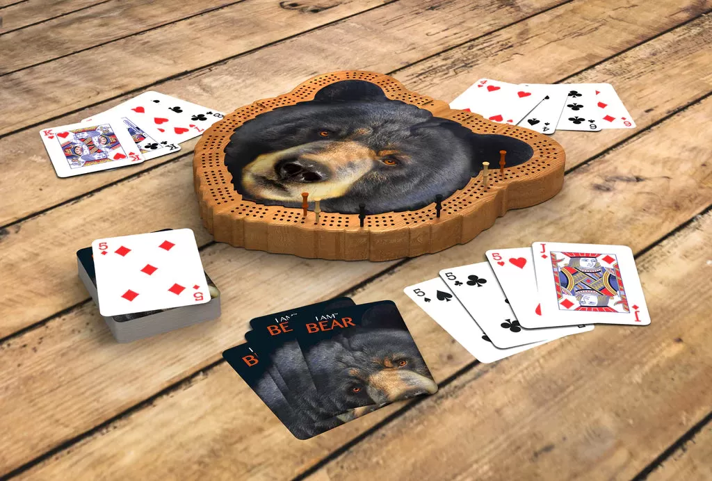 I Am Bear Cribbage Set