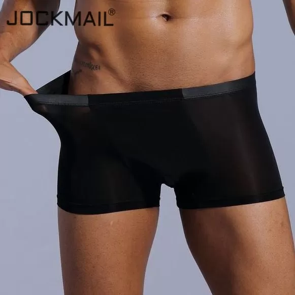 Ice silk Sexy Gay underwear men Boxer shorts men's underpants