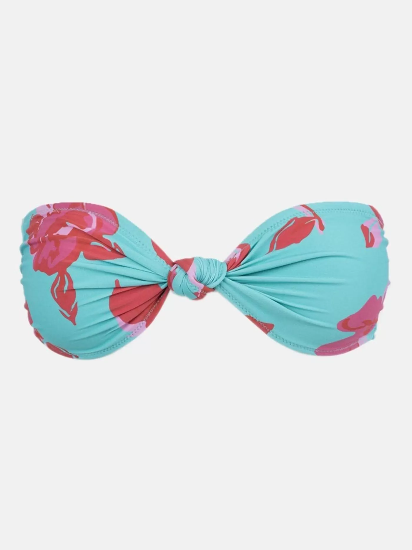 Inferna Floral Knotted Bandeau Bikini Top