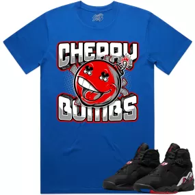 Jordan 8 Playoff 8s Shirt to Match - RED CHERRY BOMBS