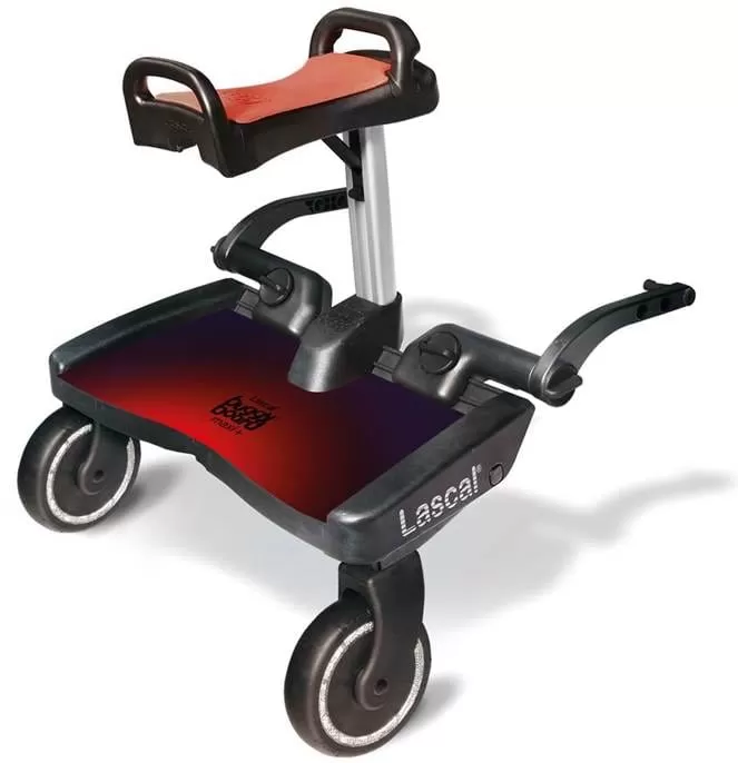 Lascal BuggyBoard Maxi Plus - Red Cube / Red Seat