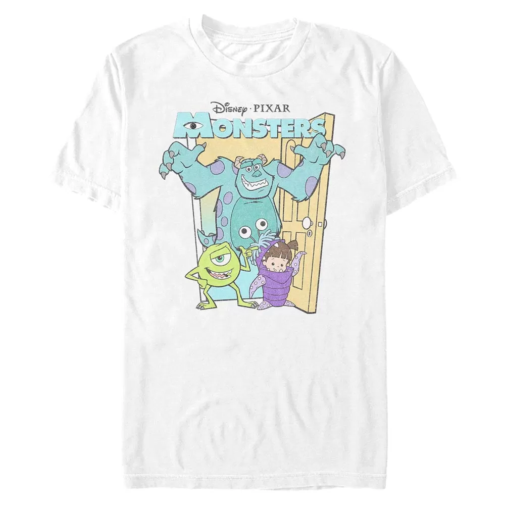 Mad Engine Disney Pixar Monsters, Inc. Pastel Monsters Men's T-Shirt