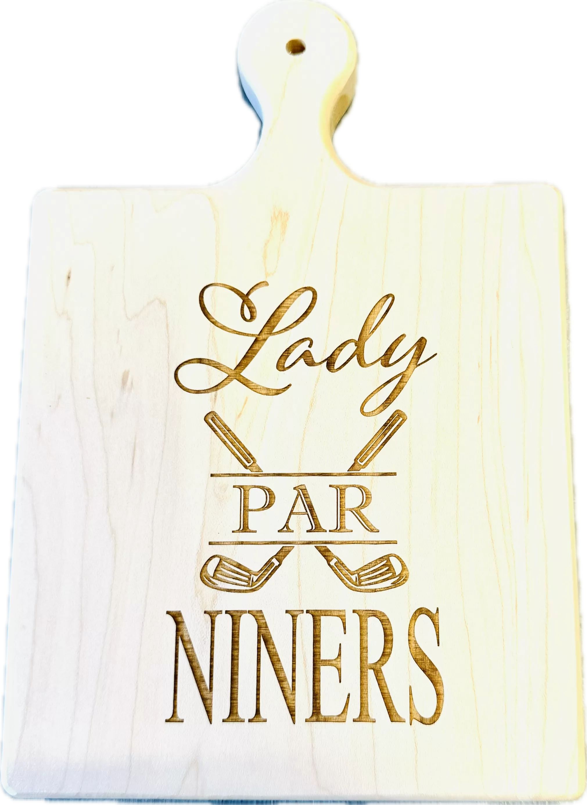 Maple Artisan Board - Lady Par Niners