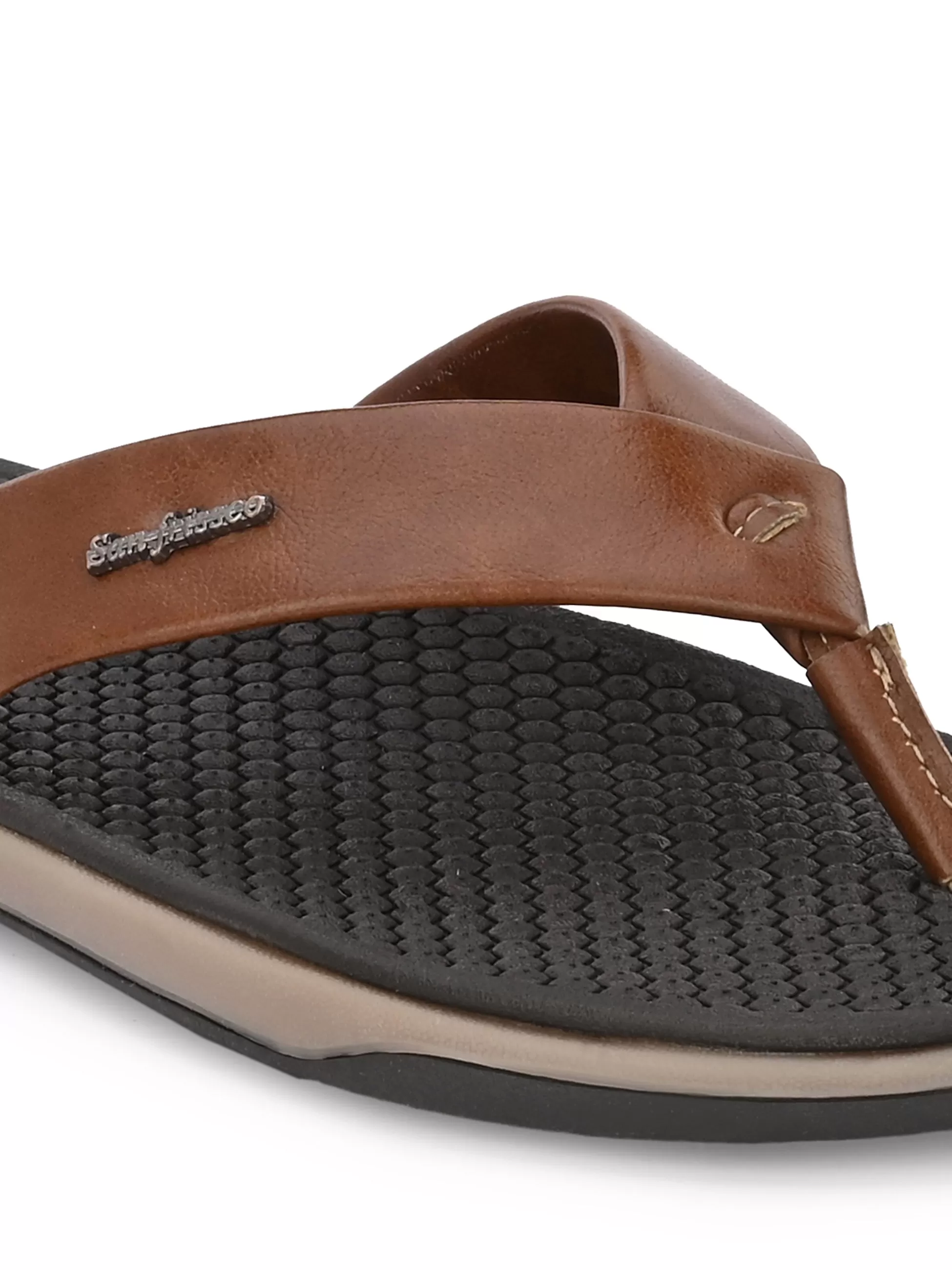 Matrix Tan Casual Slippers