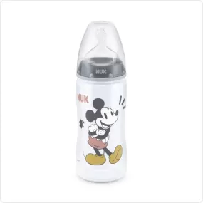 NUK Temperature Control Bottle - Mickey, 300ml 6-18m