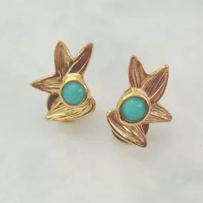 Palay with Amazonite Stud Separates Earrings