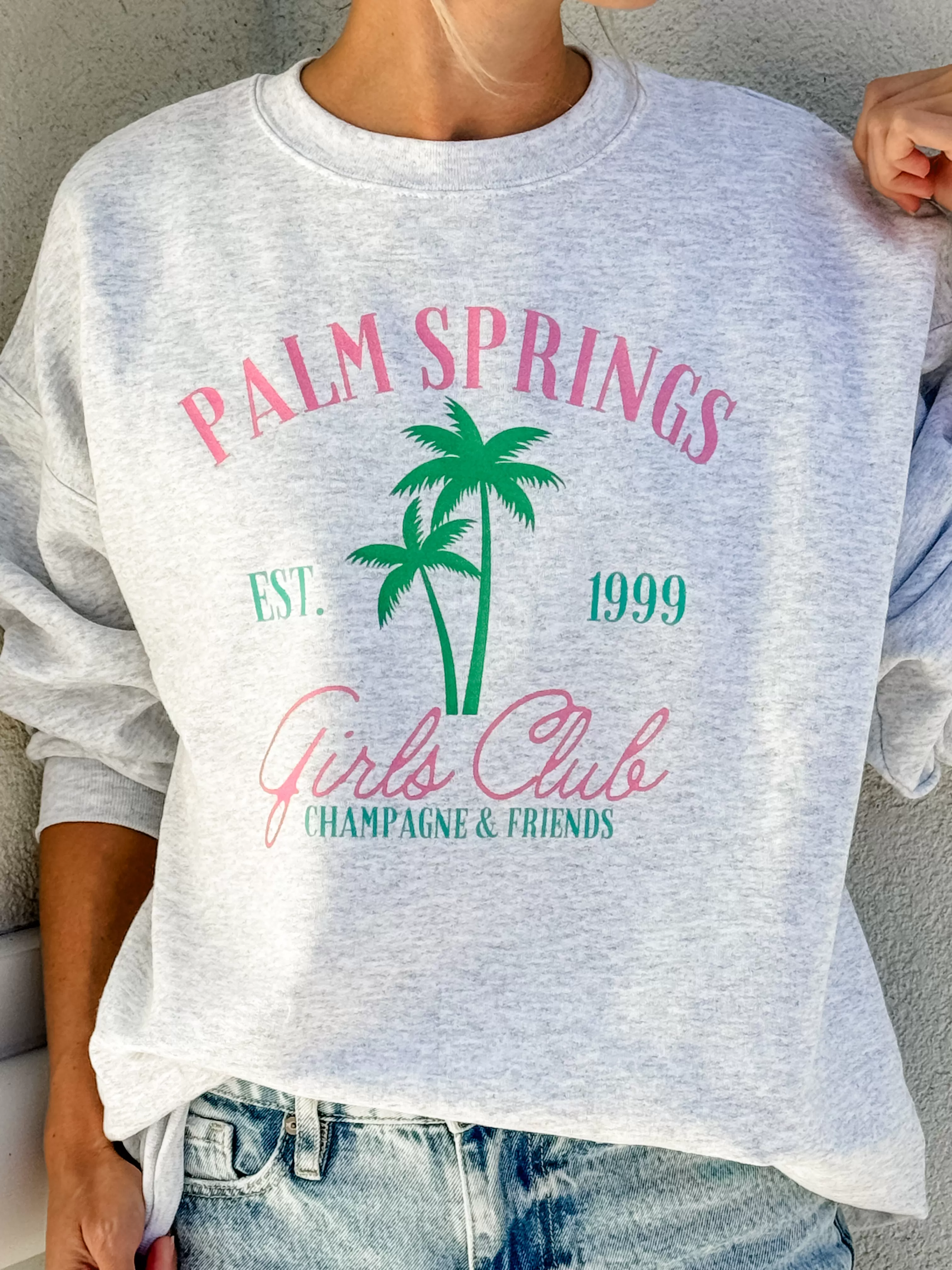 Palm Springs Girls Club - Champagne & Friends Sweatshirt