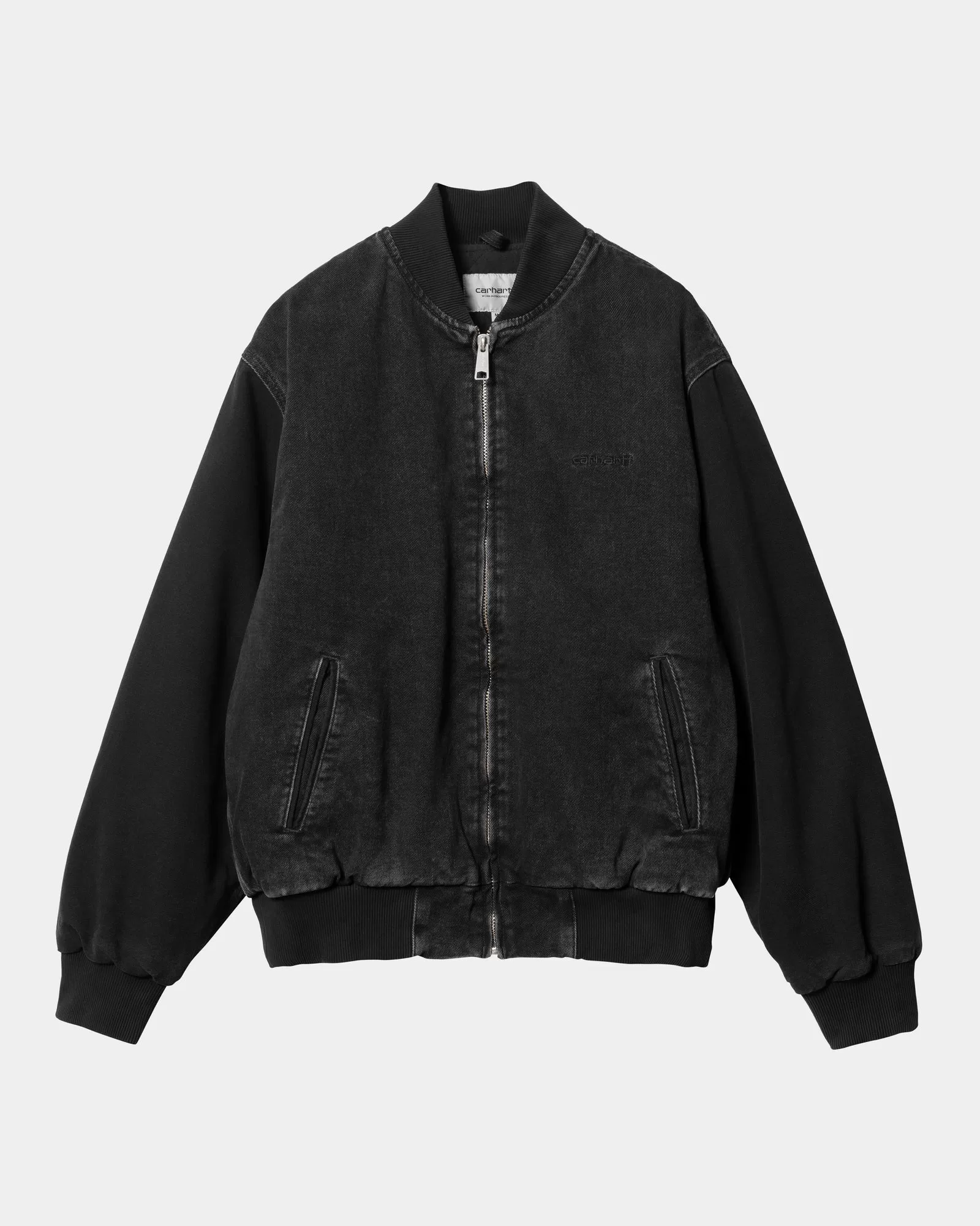 Paxon Bomber | Black / Black (stone washed)