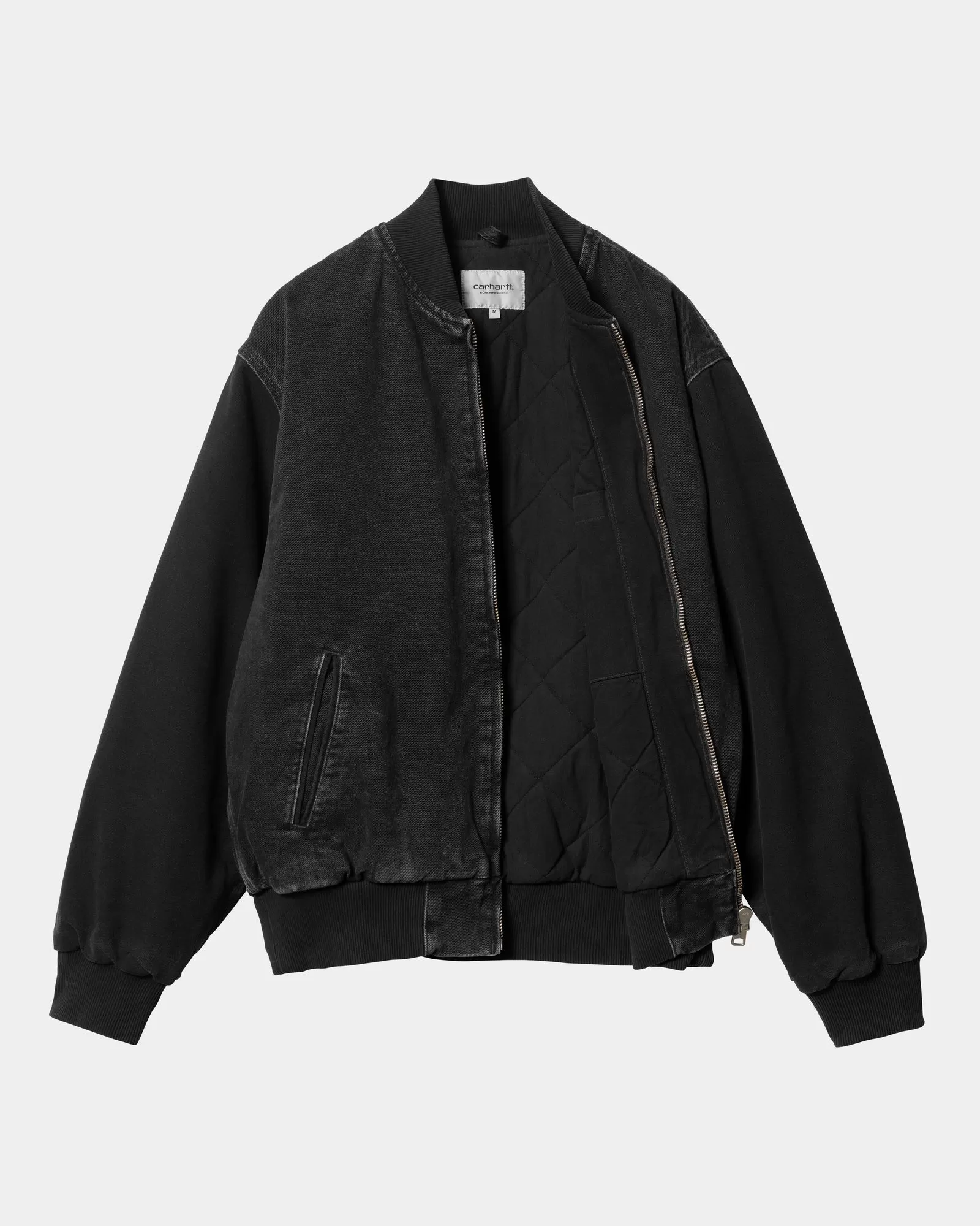 Paxon Bomber | Black / Black (stone washed)