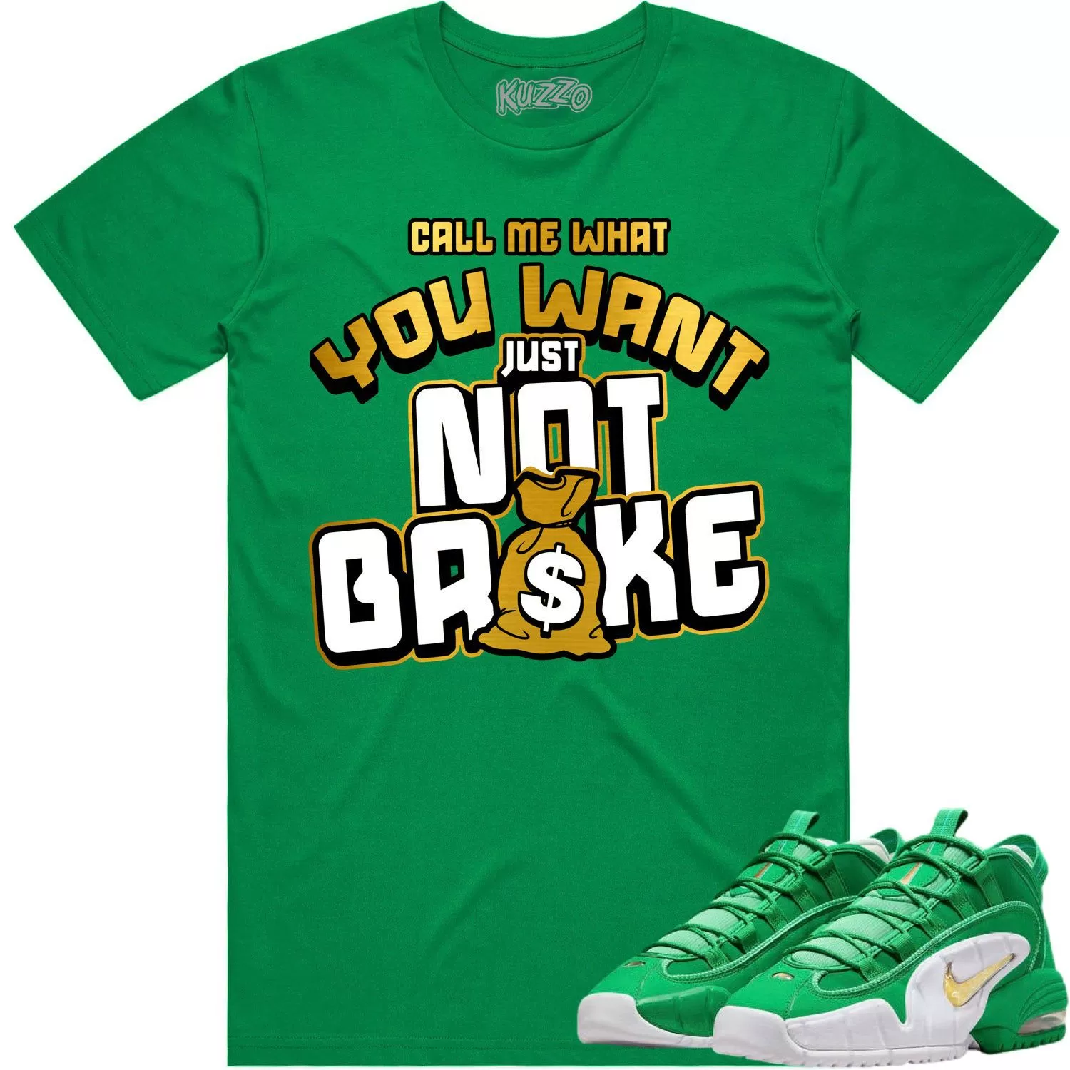 Penny 1 Stadium Green 1s Shirt to Match - GOLD METALLIC NOT BROKE