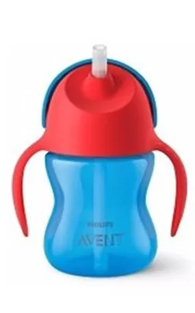 Philips Avent Sipper with Straw 200ml, 9months  (Blue)