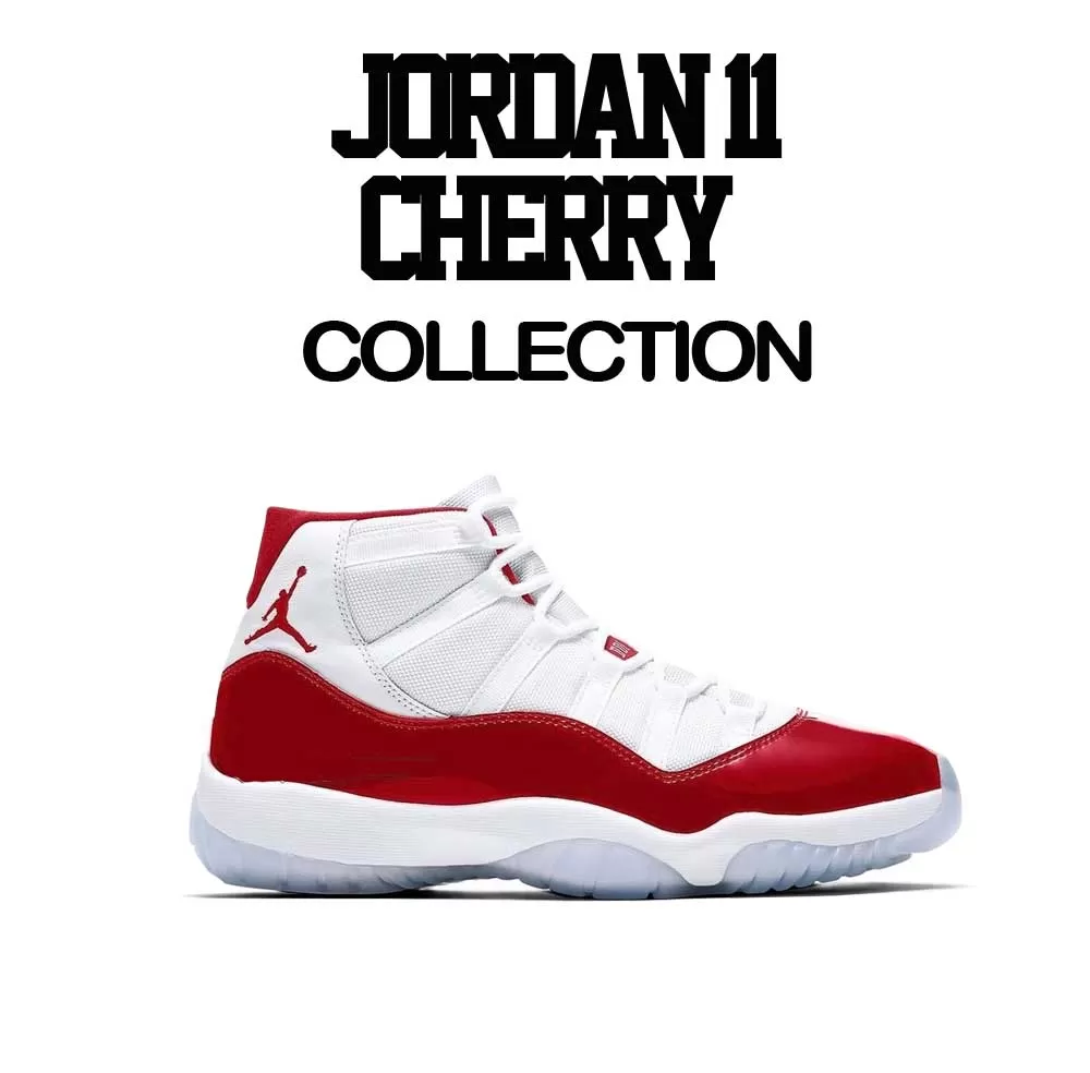 Retro 11 Varsity Red Shirt - Cherries - Red