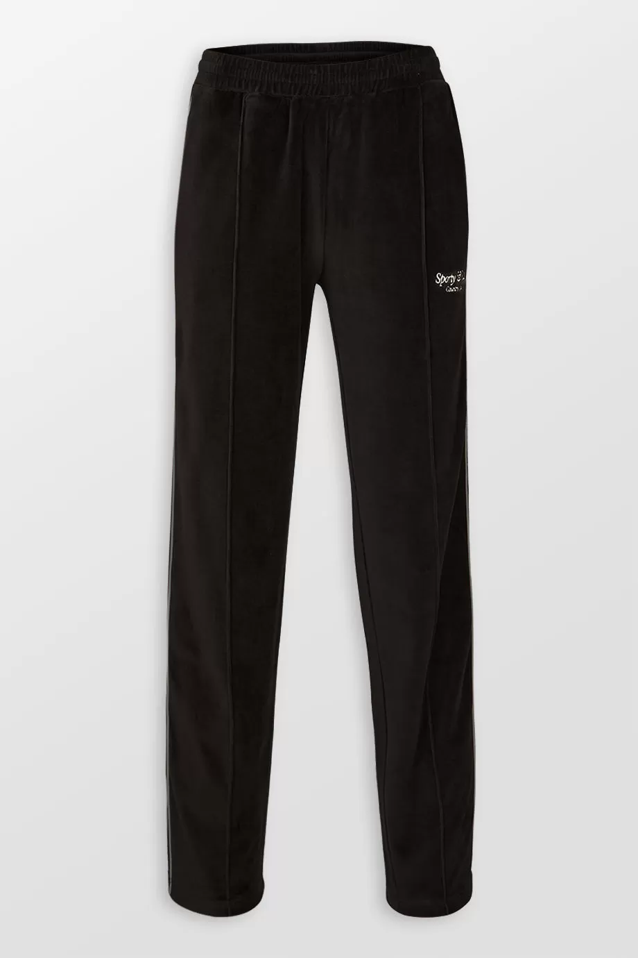 Script Velour Track Pants