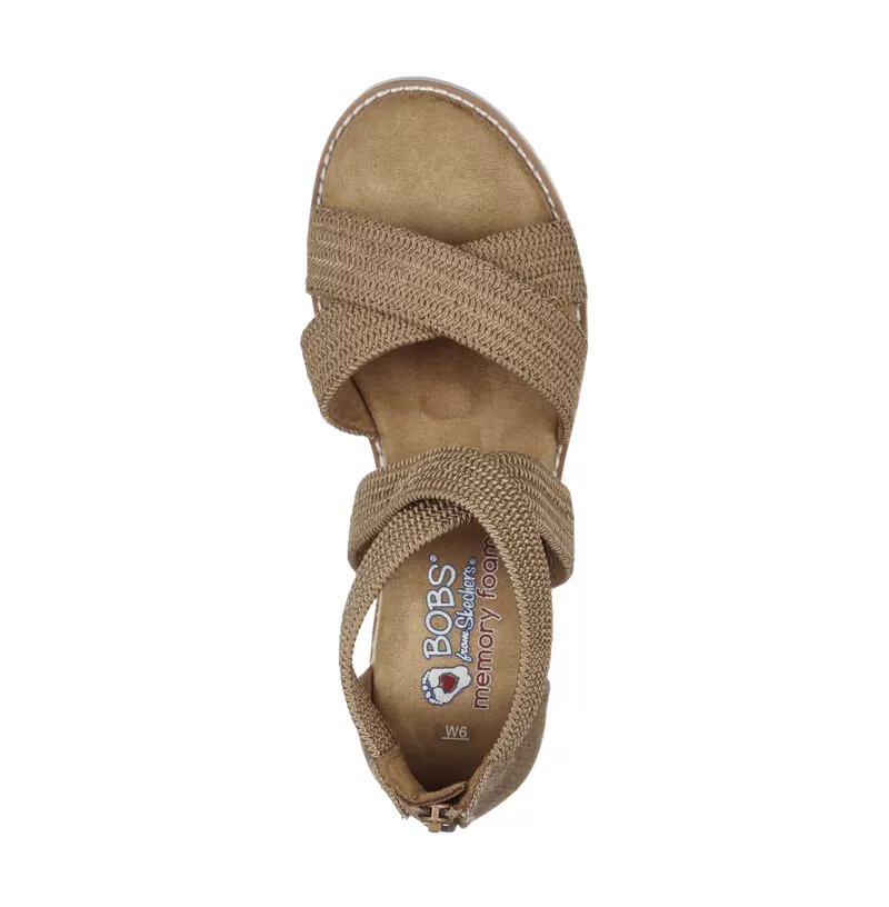 Skechers women's sandal BOBS Desert Kiss Desert Nights 113540/TAN ocher