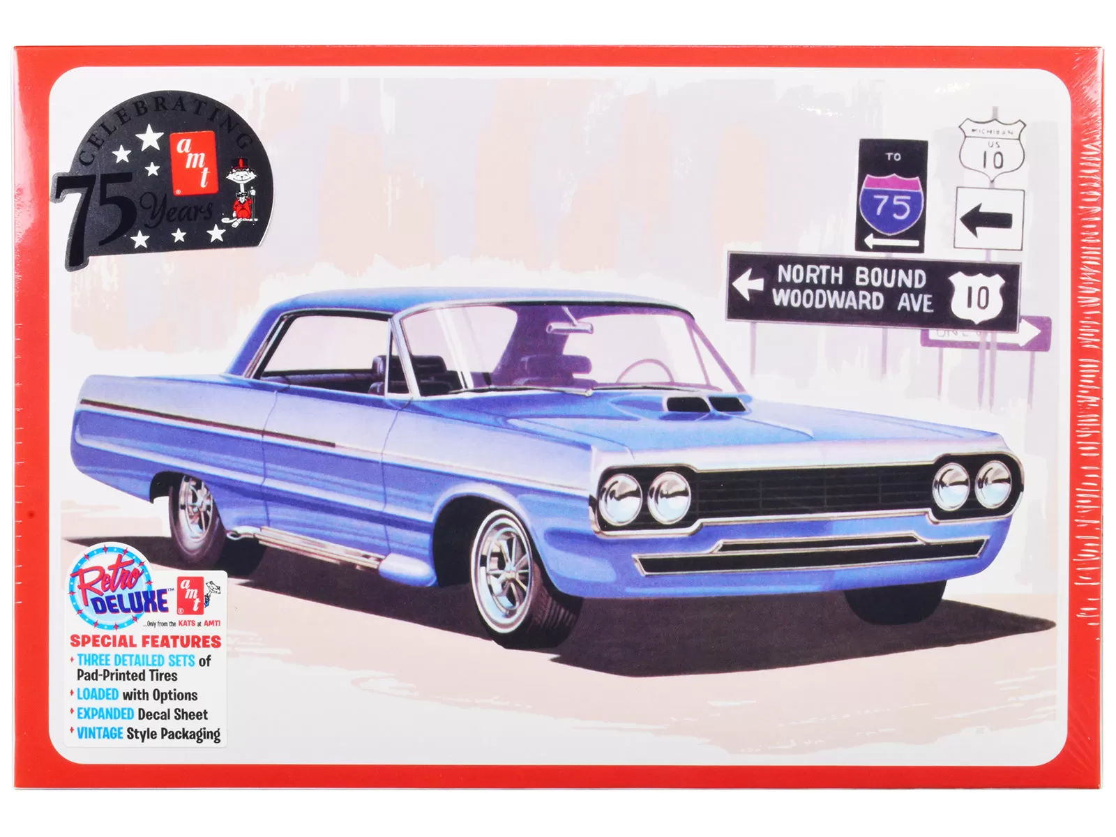 Skill 2 Model Kit 1964 Chevrolet Impala Super Street Rod 3-in-1 Kit 1/25 Scale Model by AMT