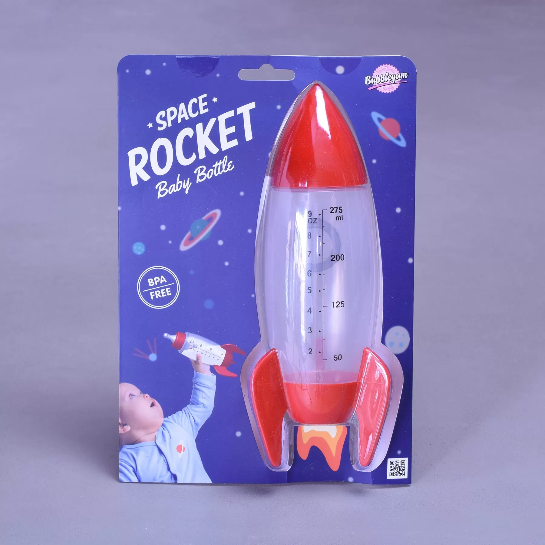 Space Rocket Baby Bottle