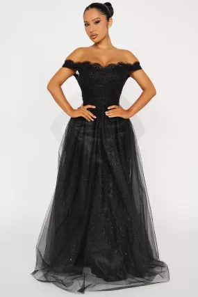 Splendid Ball Night Gown - Black