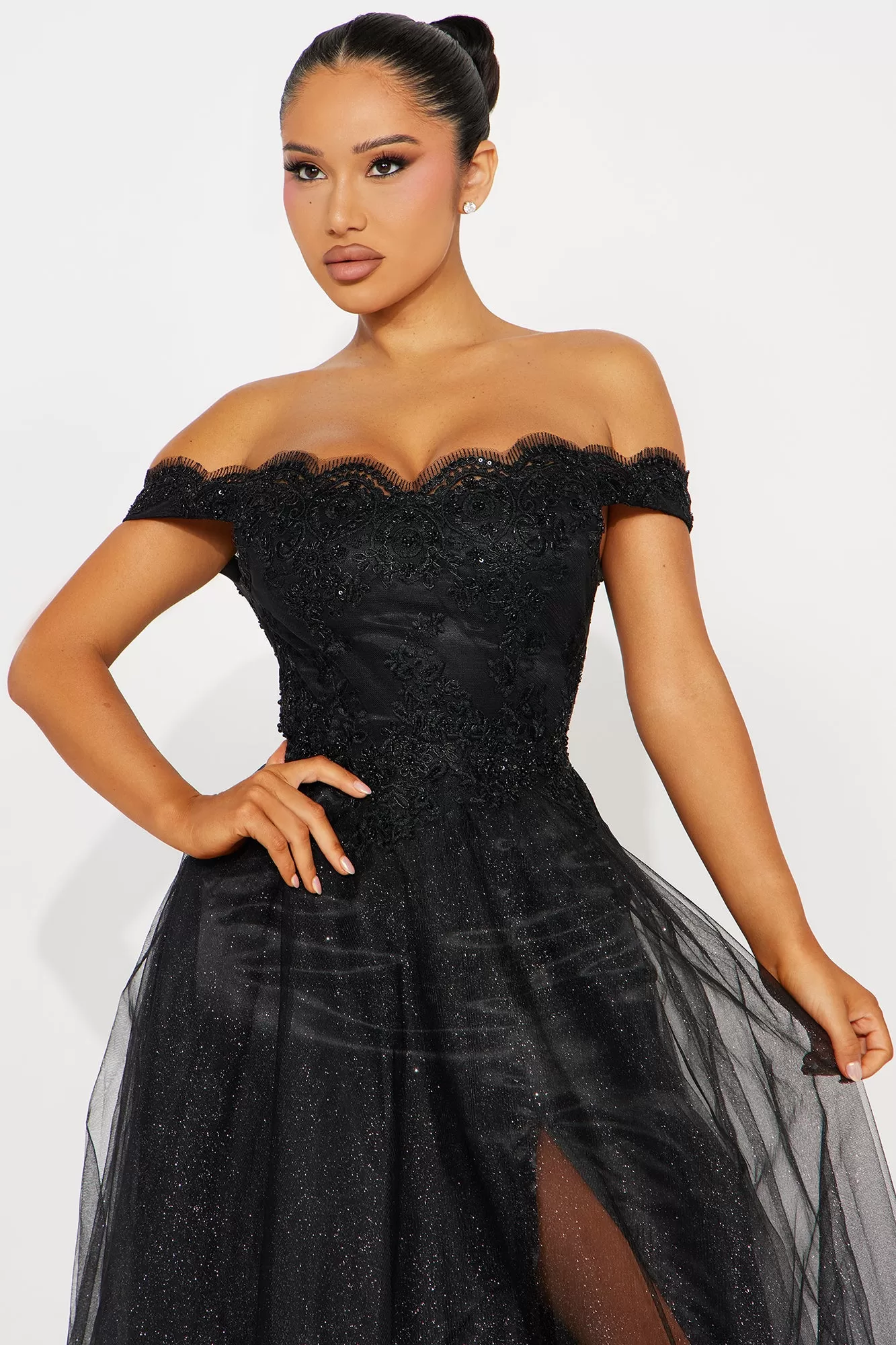 Splendid Ball Night Gown - Black