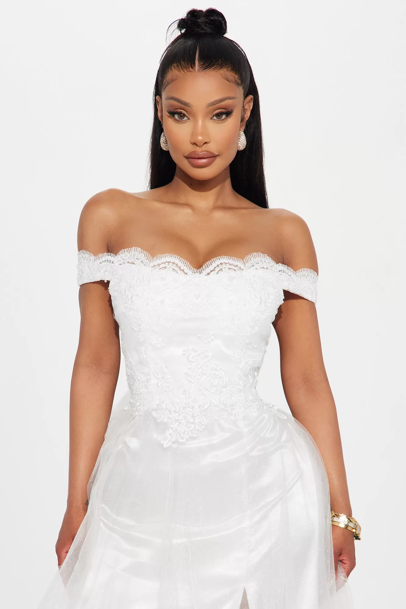 Splendid Ball Night Gown - White