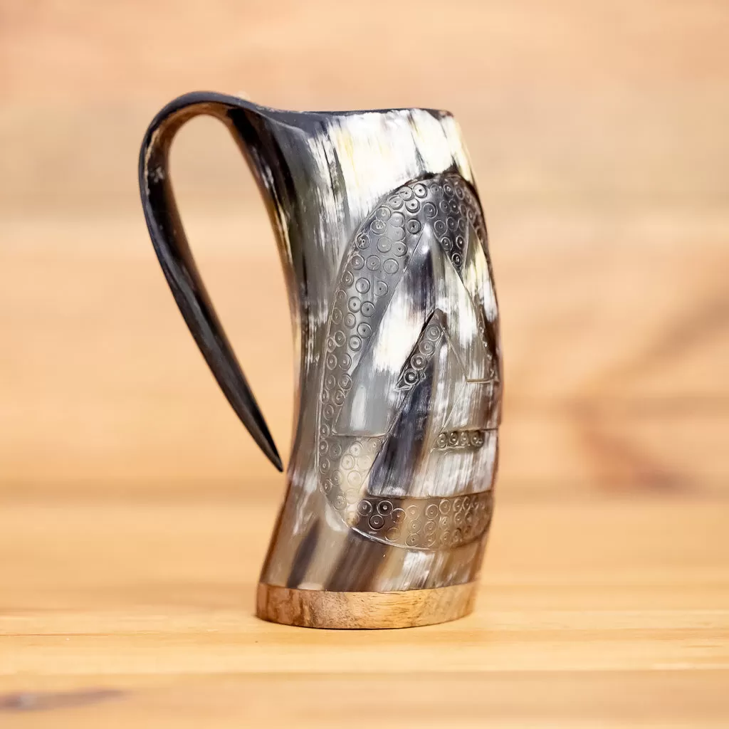 Valknut Horn Tankard/Mug