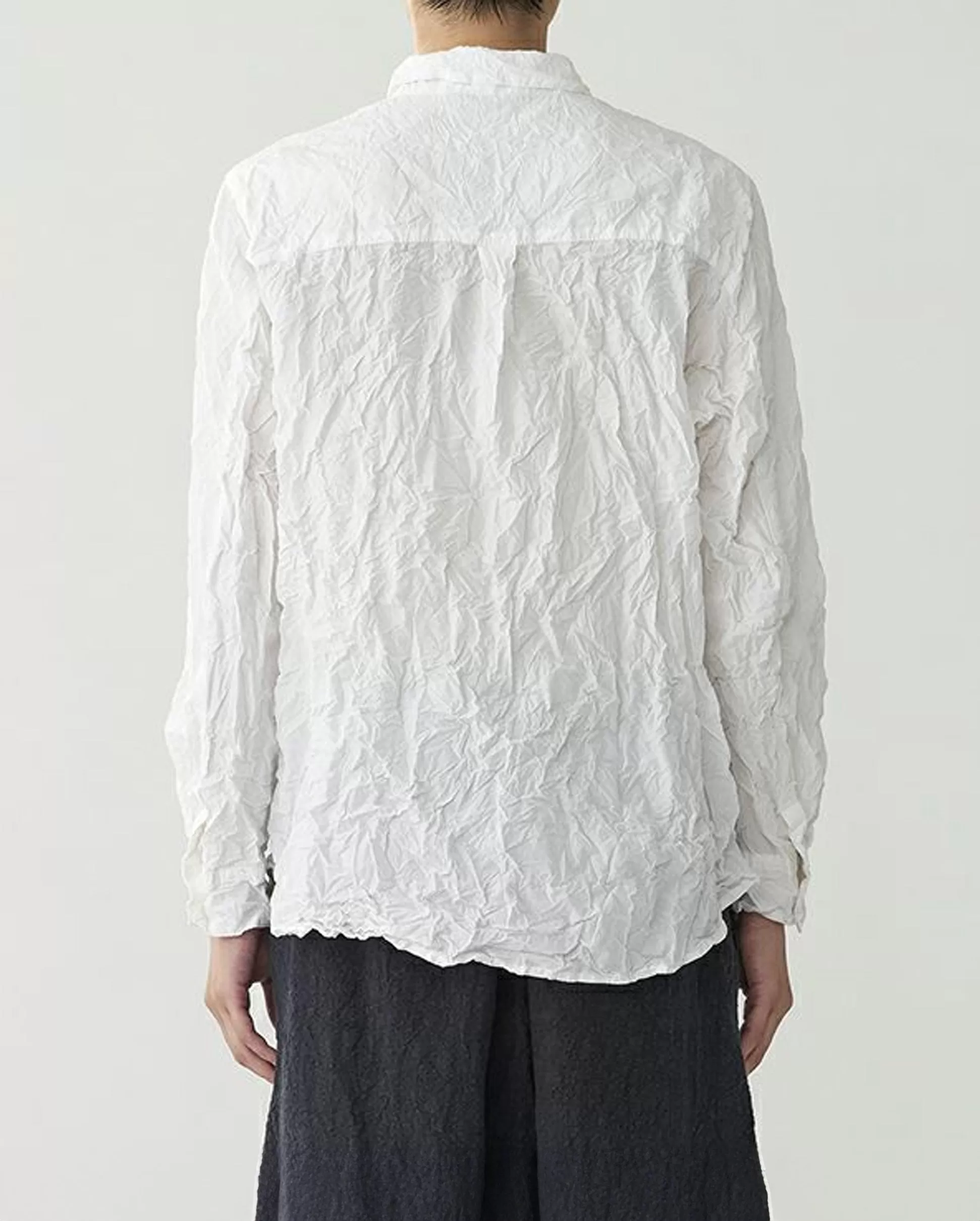 WINE DYE BLOUSE / WHITE