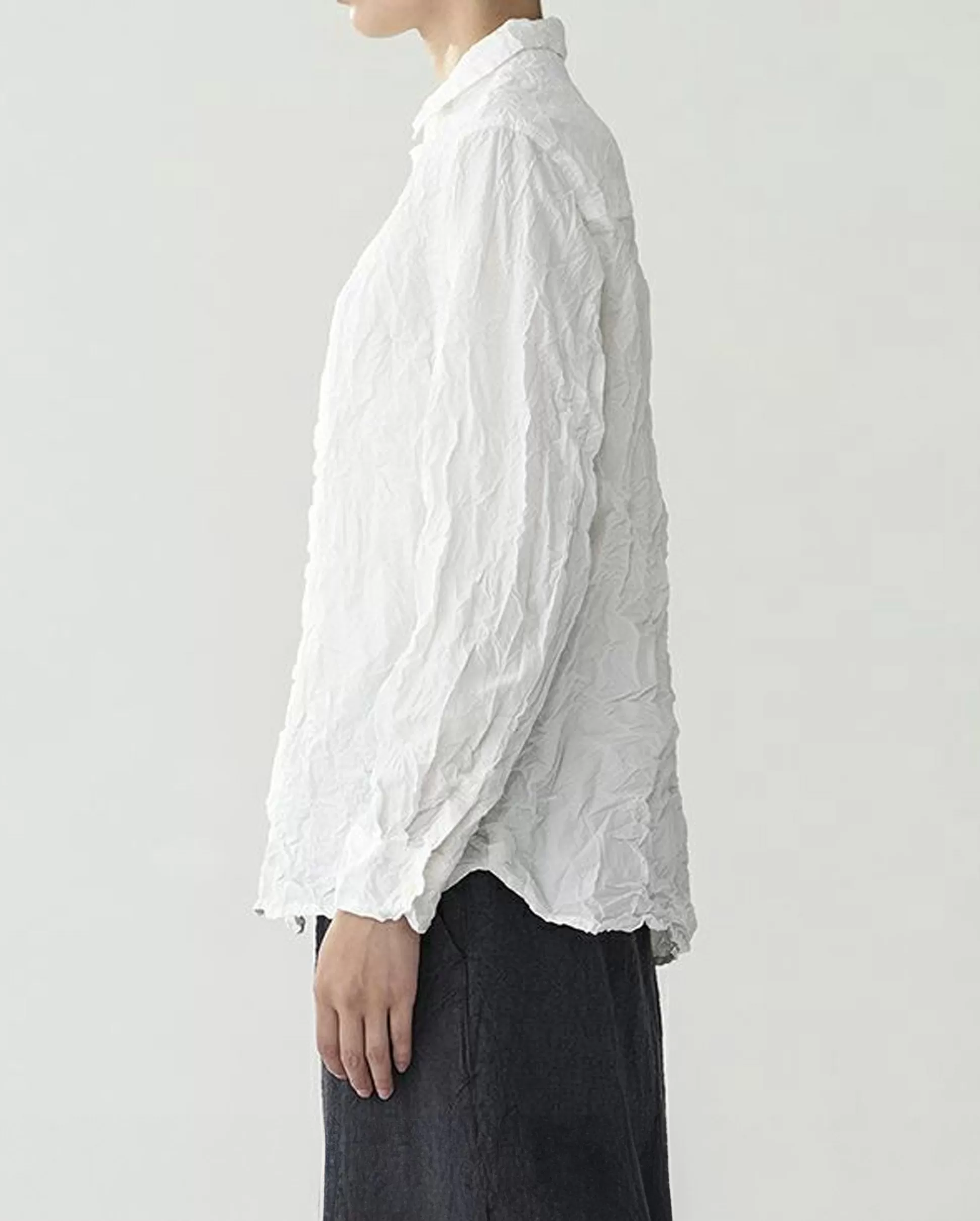 WINE DYE BLOUSE / WHITE