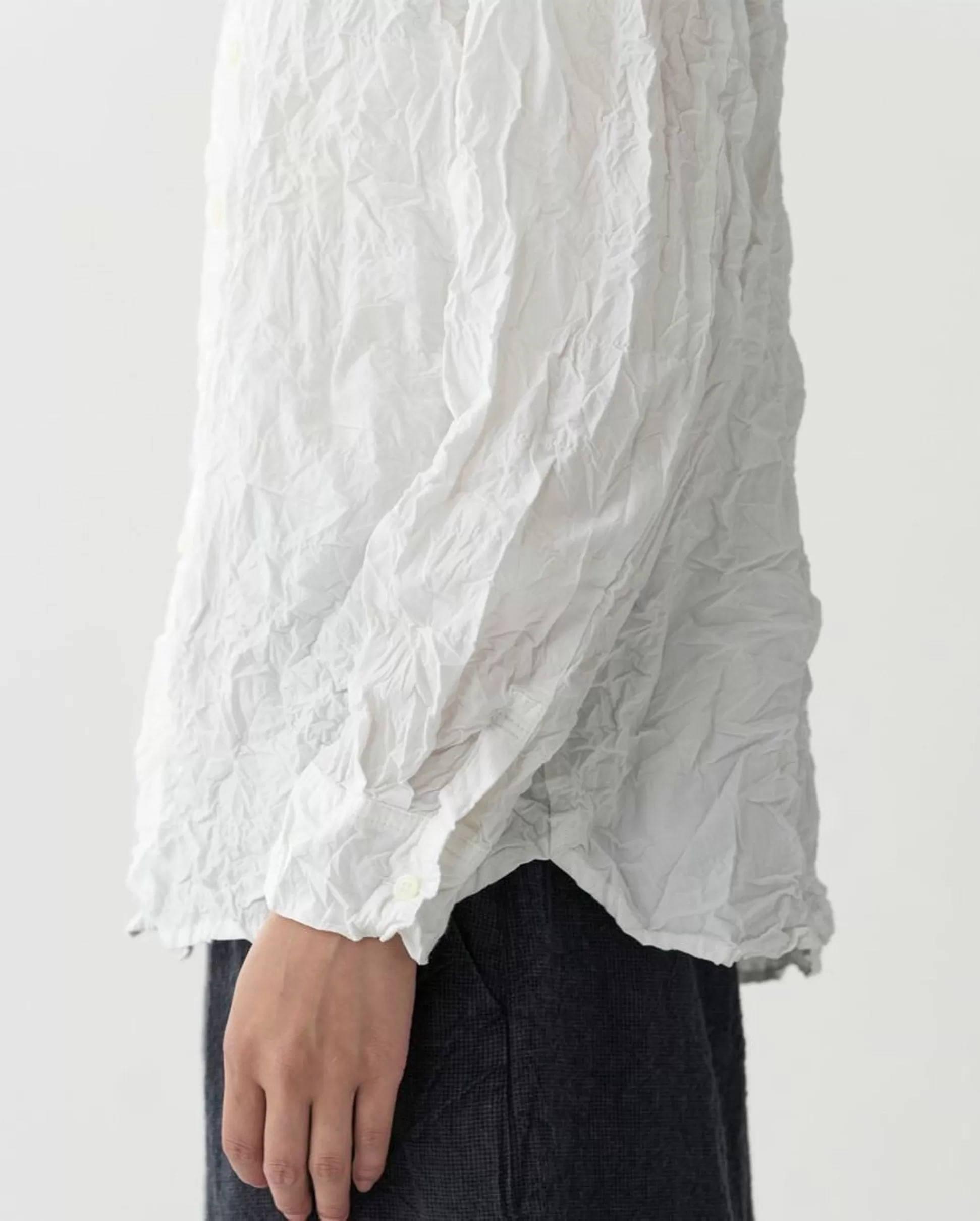 WINE DYE BLOUSE / WHITE